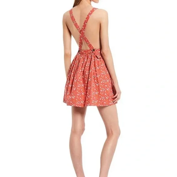 FREE PEOPLE Petunia floral A-line mini dress - Picture 2 of 4